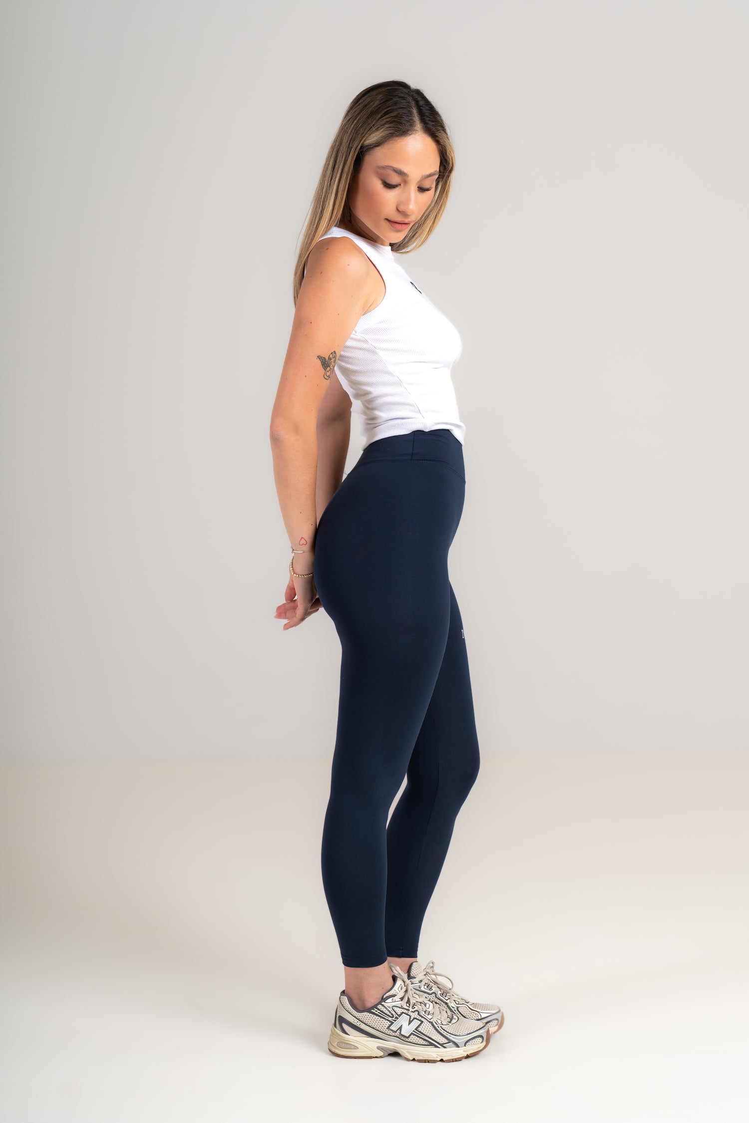 Power Statement Leggings LIMITED EDITION - Black Sculpting Push-Up - navy - Seven Seconds Activewear