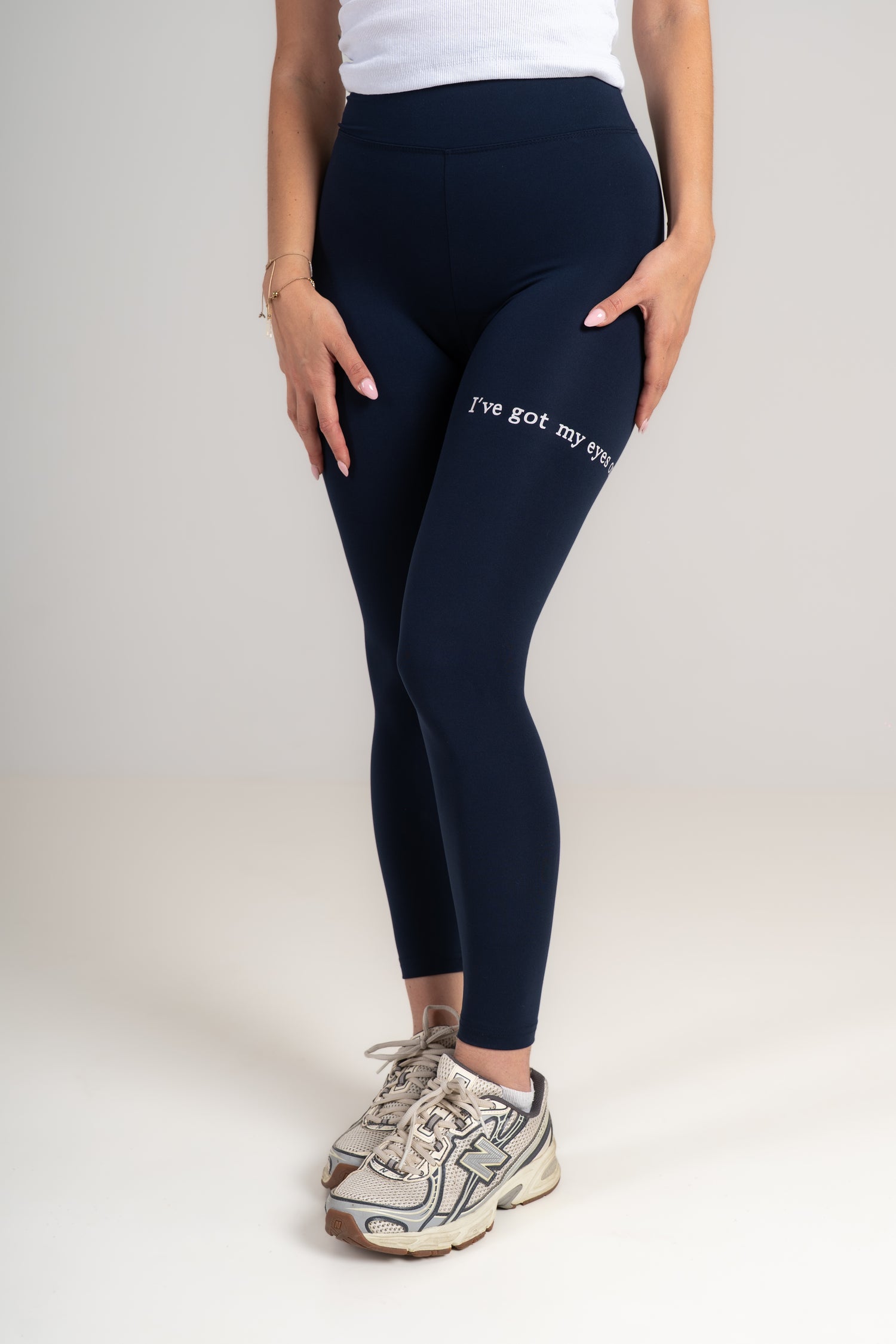 Power Statement Leggings LIMITED EDITION - Black Sculpting Push-Up - navy - Seven Seconds Activewear
