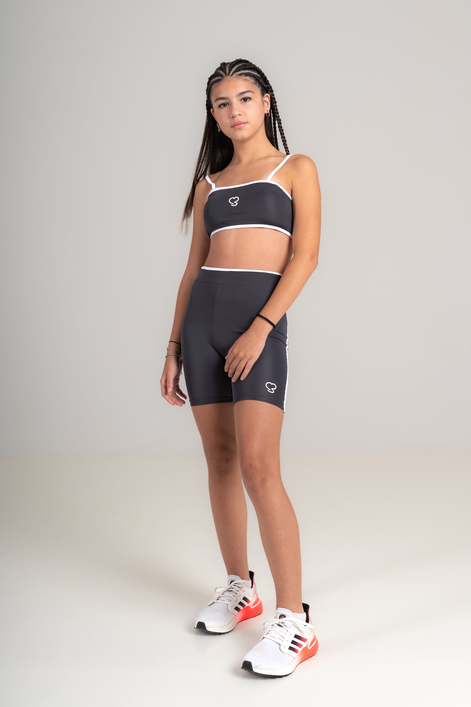 Kids High-Waisted Sculpting Set - Leggings & Crop Top