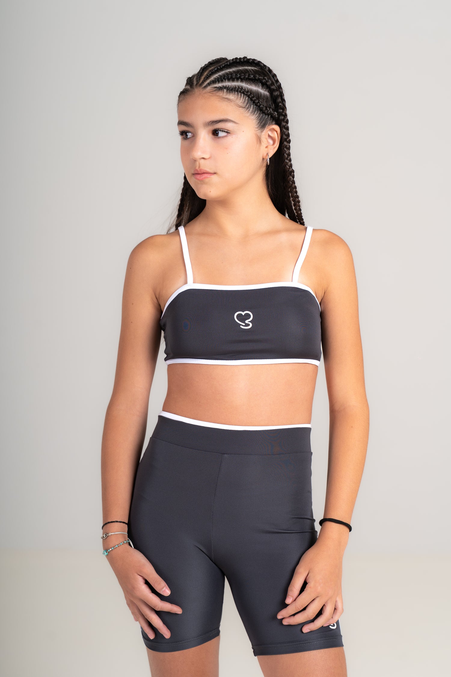 Kids High-Waisted Sculpting Set - Leggings & Crop Top
