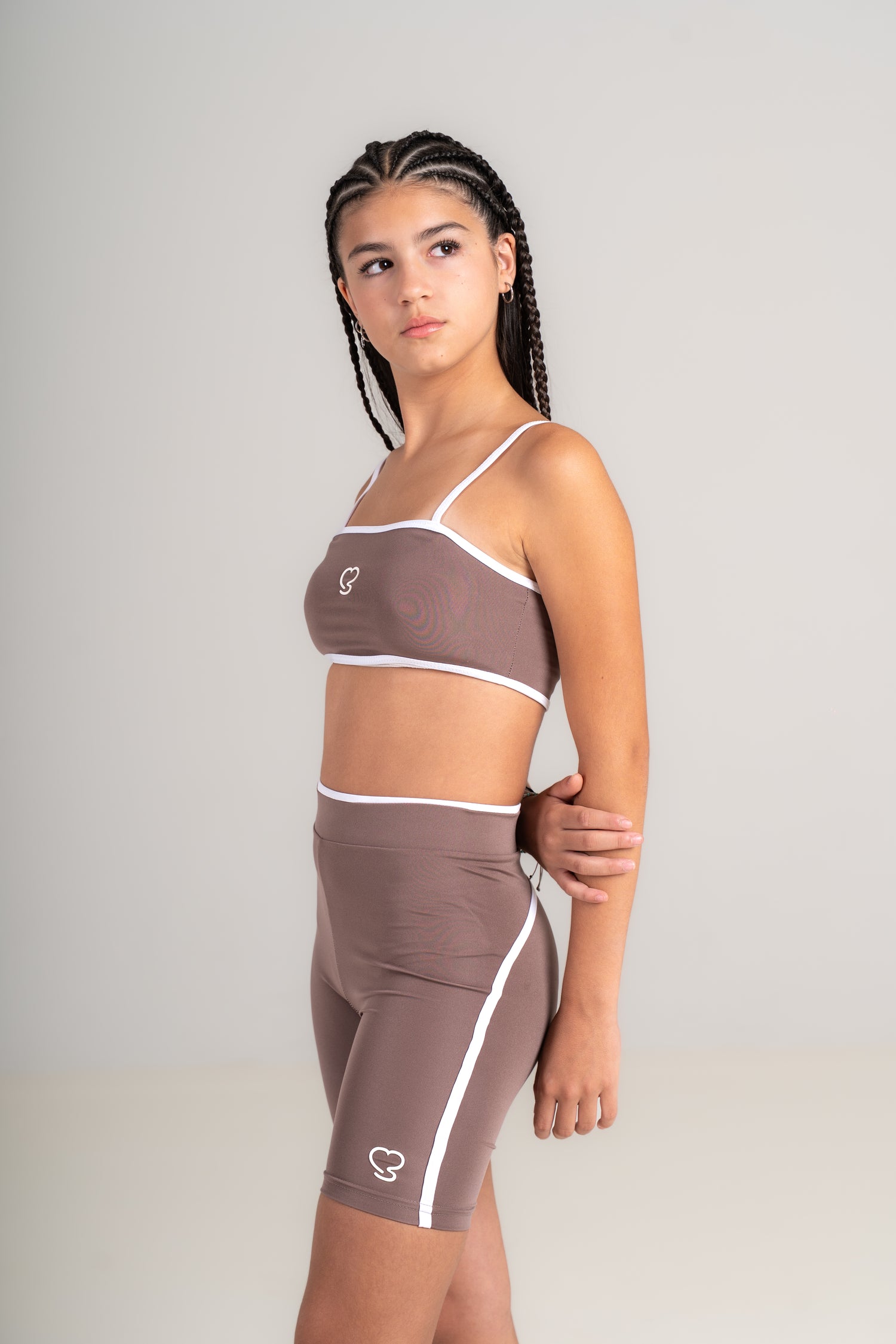 Kids High-Waisted Sculpting Set - Leggings & Crop Top