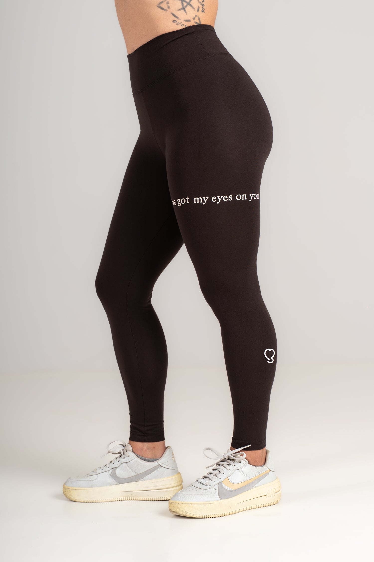 Power Statement Leggings LIMITED EDITION - Black Sculpting Push-Up - brown - Seven Seconds Activewear