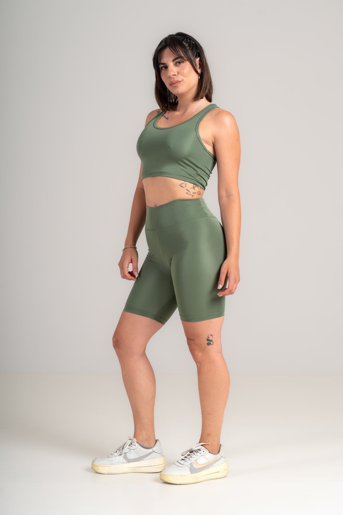 Performance Sculpt Biker Shorts Women - Navy Black Olive - Core Collection
